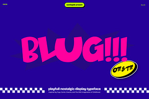 Blug Display Typeface