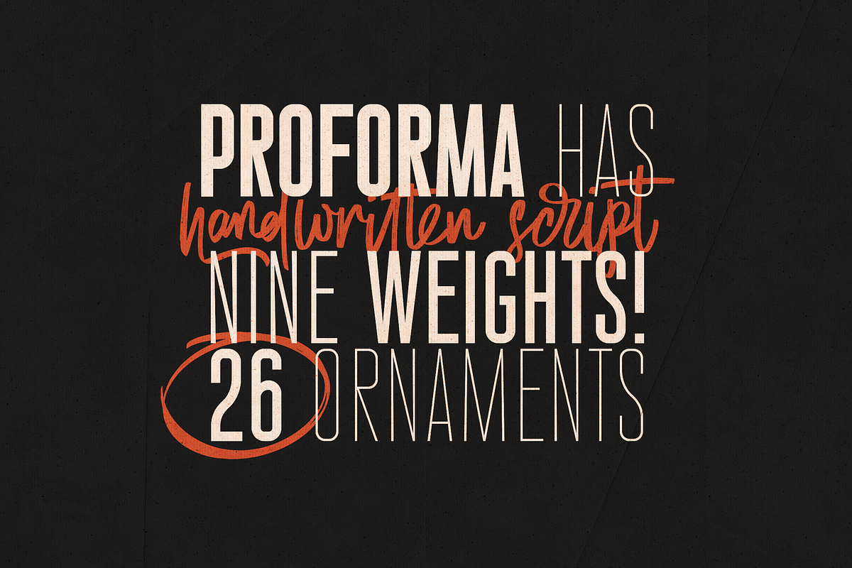 Proforma – Display & Script Font Duo, a Script Font by VP Fonts (Photo 16 of 21)