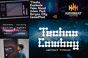 Y2K Font Bundle - 25 Aesthetic Fonts, a Sans Serif Font by HipFonts (Thumbnail 4 of 9)