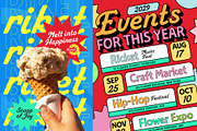 Ricket - Handdrawn font duo, a Handwritten Font by Flavortype (Thumbnail 10 of 13)