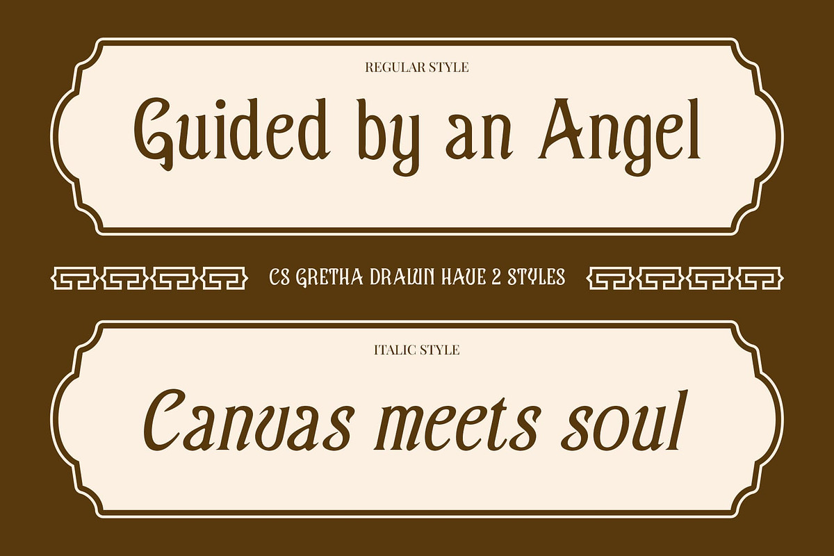 CS Gretha Drawn, a Serif Font by Craft Supply Co. (Photo 2 of 8)