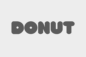 Donut Text Effect