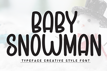 Baby Snowman | Script Font
