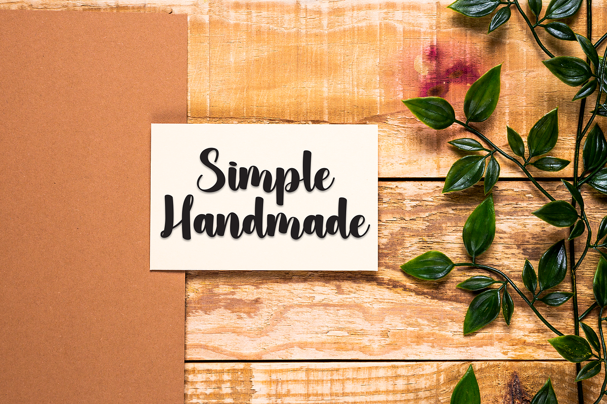 Montage | Script Font, a Handwritten Font by Scratchones (Photo 5 of 9)