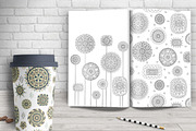 Ethnic Flowers Coloring Book, a Texture Illustration by Dasha_D (Thumbnail 5 of 5)