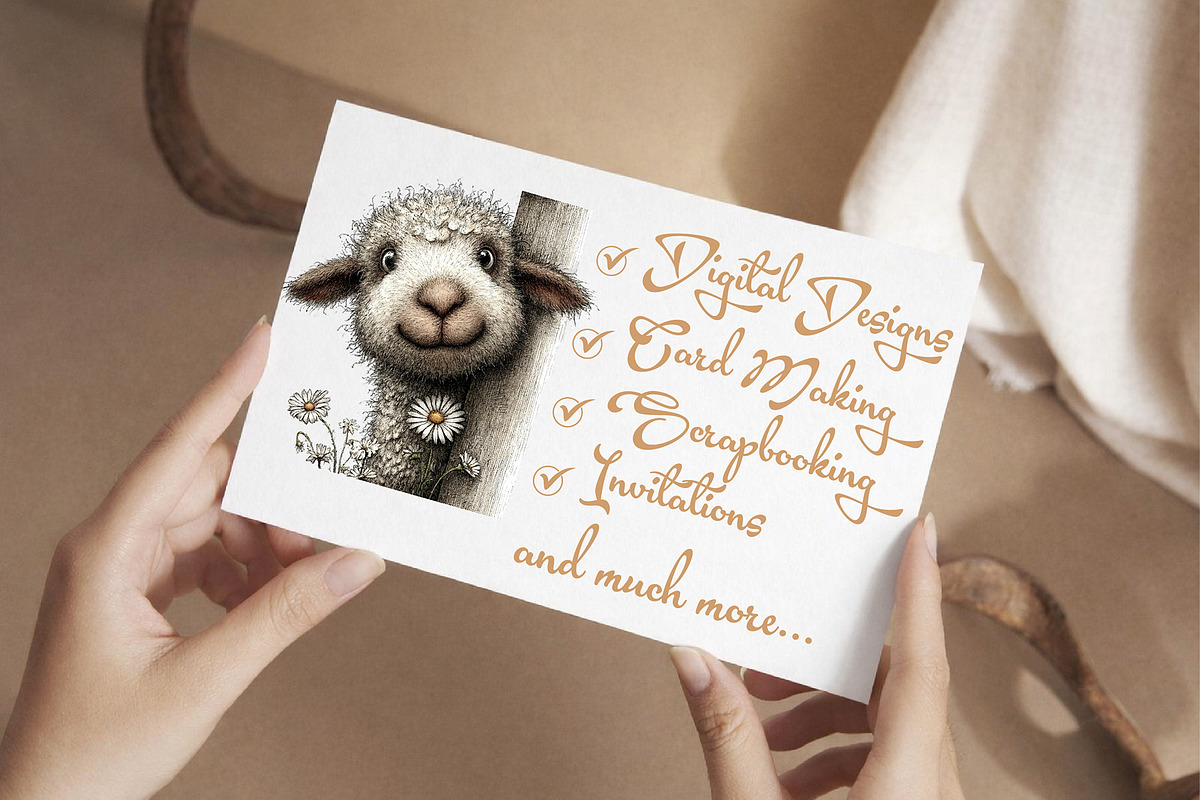 Spring Peeking Animals Clipart, an Illustration by Libby Wishes (Photo 7 of 7)