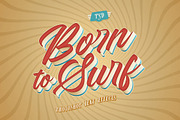 Retro Surf Text Effects, a Branding & Logo Template by Andrew Skoch Design (Thumbnail 6 of 9)