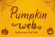 Pumpkin Web, a Script Font by Attype (Thumbnail 1 of 9)