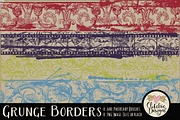 Grunge Border Photoshop Brushes preview 4