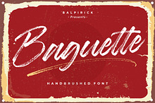 Baguette - Handbrushed Font
