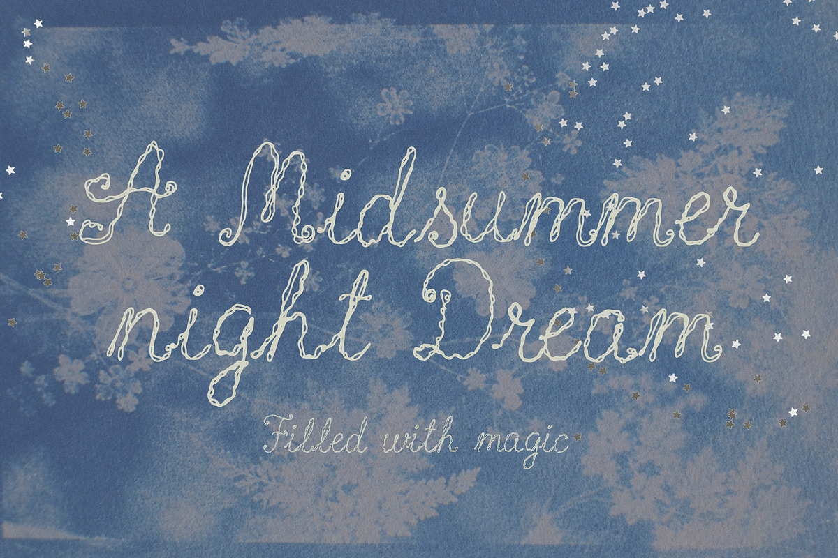 Handwritten Whimsy Stitched Font, a Handwritten Font by Laras Wonderland (Photo 6 of 12)