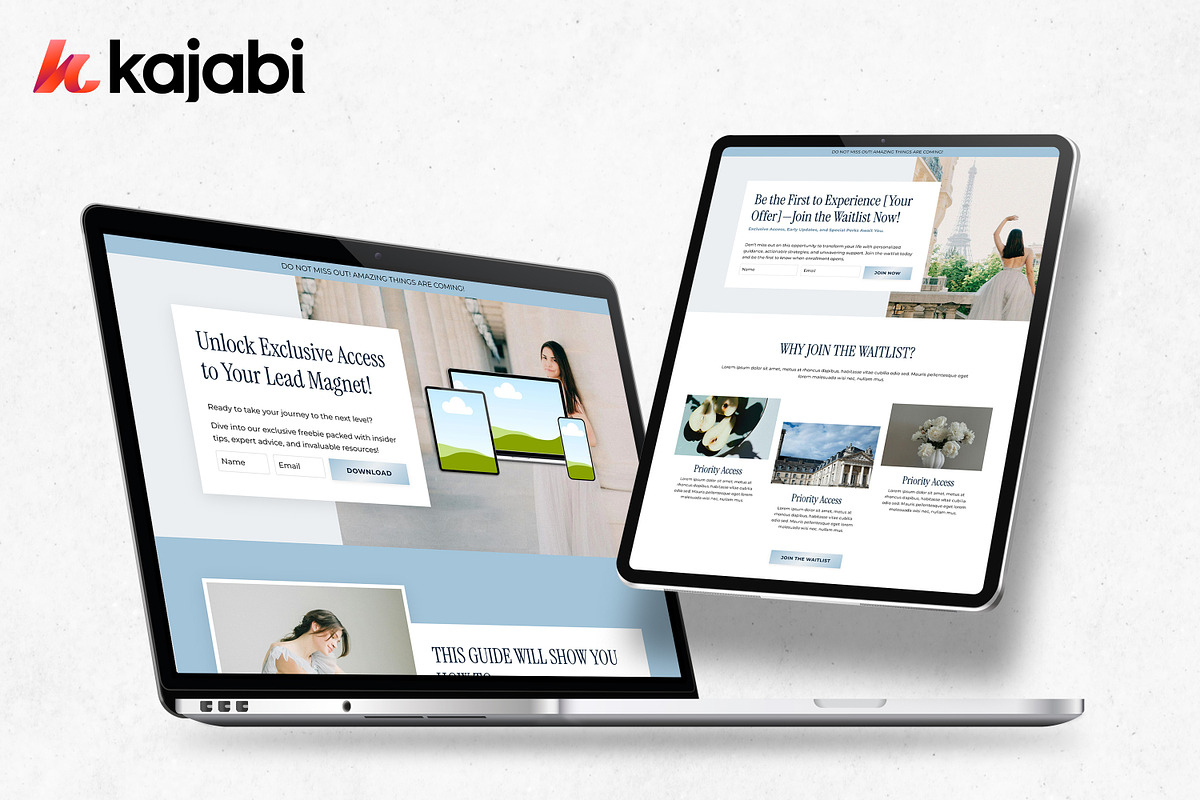 Kajabi Sales Funnel Templates, a Landing Page Template by Altenne | Kajabi Designer (Photo 7 of 9)