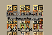 11 Various Pop Style Dog Arts, a Graphic by SmallTownDigital (Thumbnail 3 of 3)