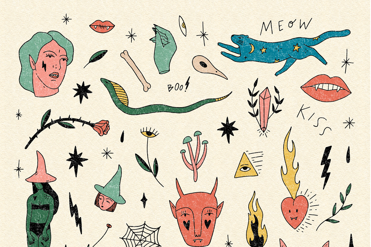 Halloween Bundle, an Animal Illustration by Annie Konst (Photo 2 of 13)