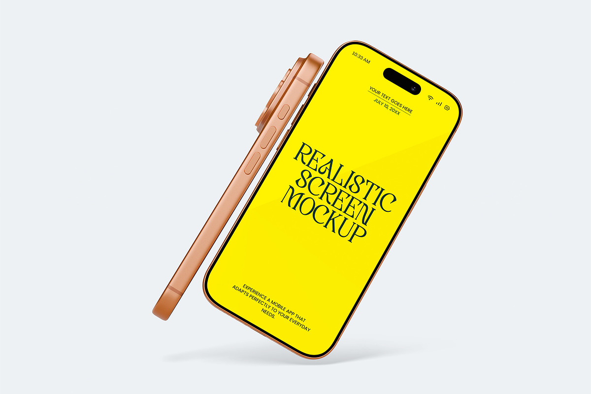 Premium iPhone Screen Mockup Bundle, an iPhone Mockup by graphypix (Photo 11 of 14)