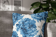 Soft Blue Peony Seamless Pattern, a Pattern Graphic by elfy creative (Thumbnail 3 of 3)