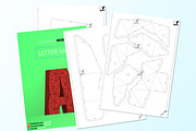 DIY Polygonal letters template, a Templates & Theme by PolyFish (Thumbnail 5 of 5)
