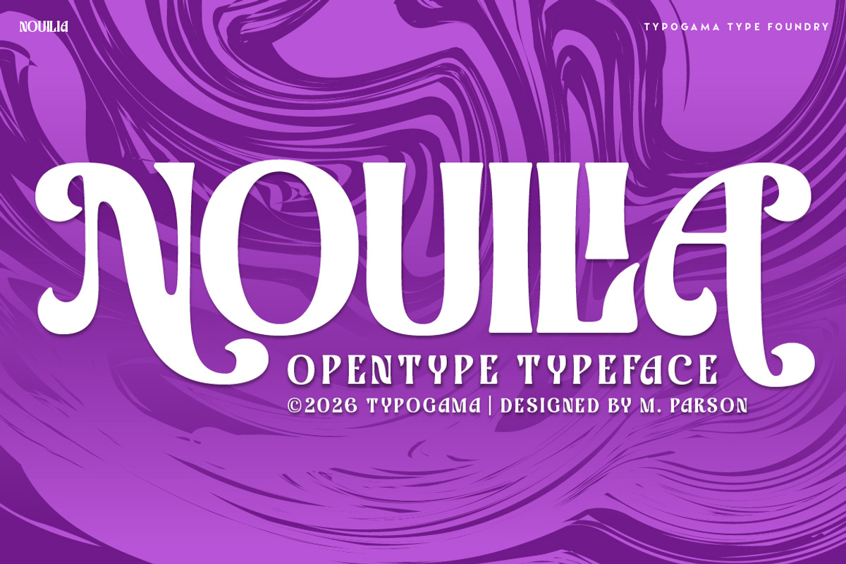Nouilia, a Sans Serif Font by Typogama (Photo 1 of 16)