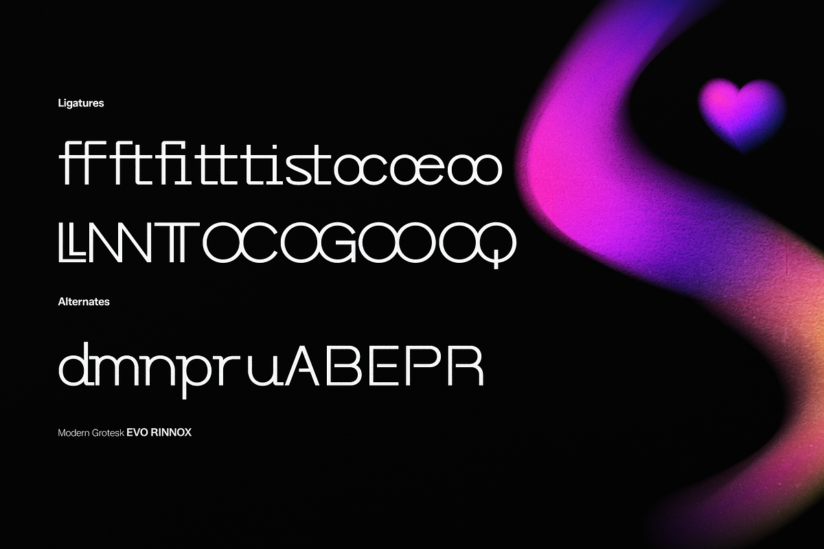 Evo Rinnox | Modern Grotesk, a Sans Serif Font by gracetype_studio (Photo 12 of 12)