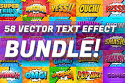 Comic style text effect, a Plug-in Add-On by Aglonemadesign (Thumbnail 1 of 9)