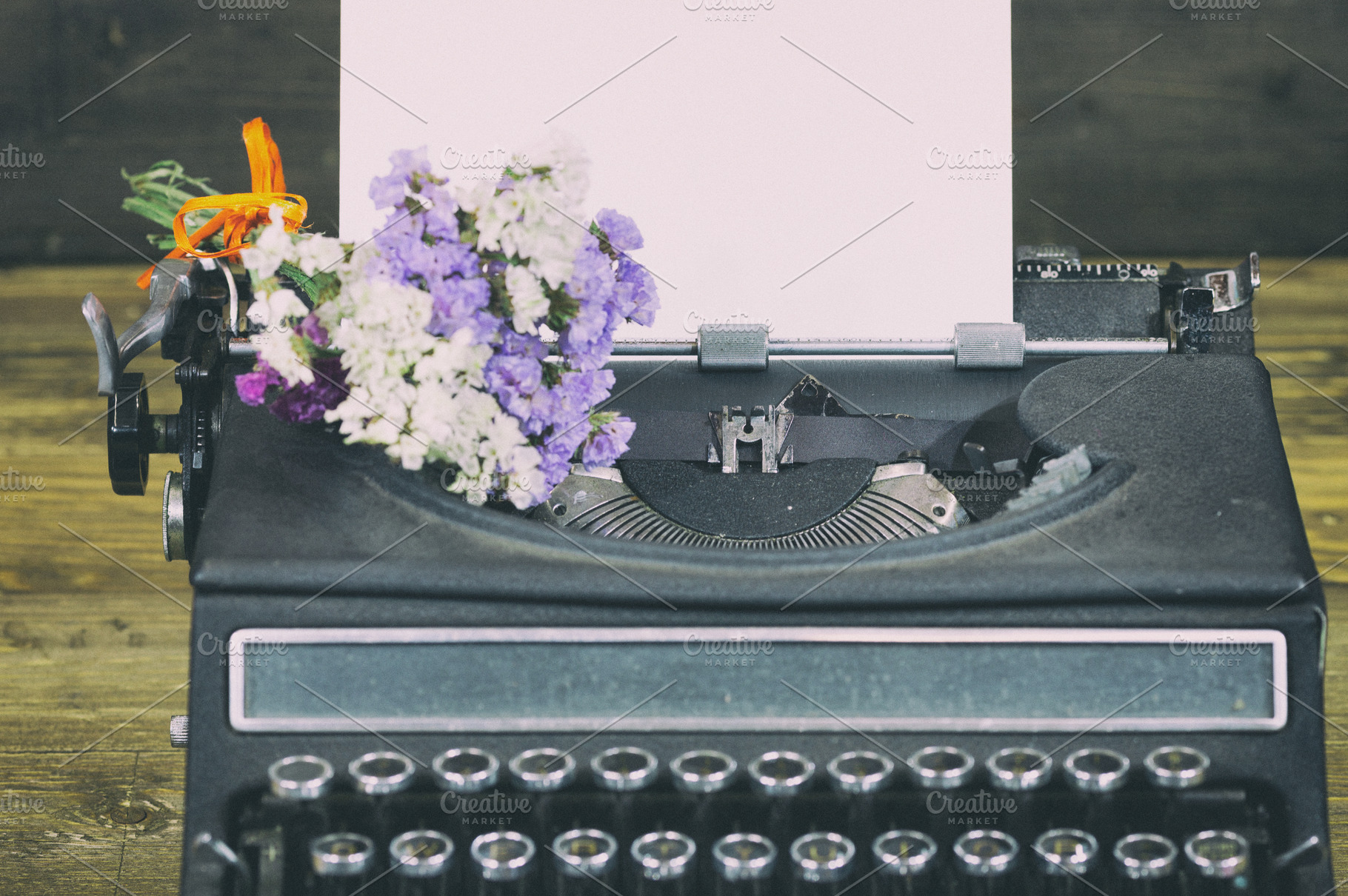 Antique typewriter containing letter, typewriter, and vintage, a Technology Photo by 135pixels