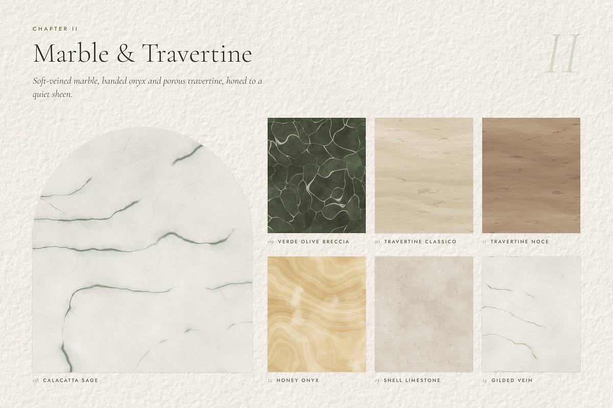 Sage & Stone Botanical Textures, a Texture Graphic by A Northern Type (Photo 4 of 9)