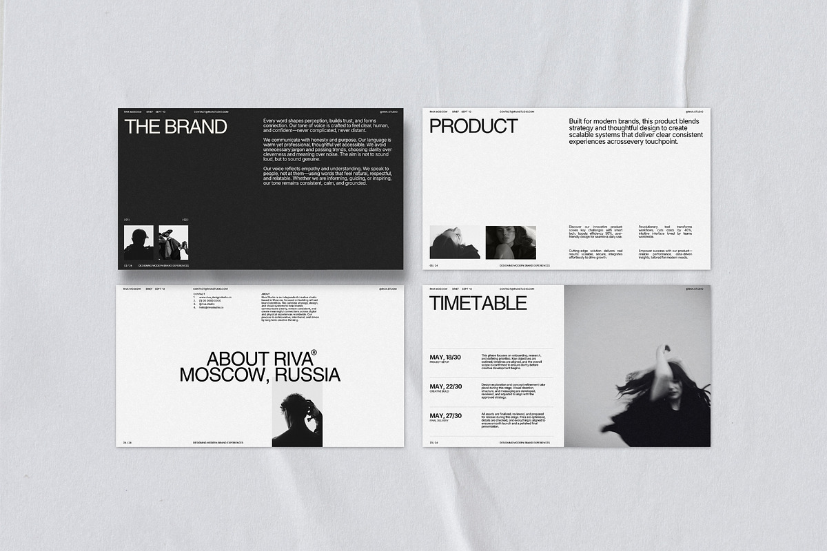 Creative Brief Presentation Template, a Presentation Template by Prapti Design (Photo 8 of 9)