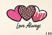 Valentine Day Png, Leopard Heart Png, an Illustration by DreamPrint404 (Thumbnail 1 of 8)