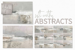 Soft Earthy Abstracts, a Decorative Illustration by rileyBgraphics