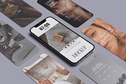 Instagram Post Mockup(Scene Creator), an iPhone Mockup by Creative_A23 (Thumbnail 1 of 4)