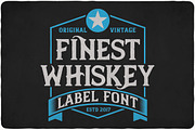 Finest Whiskey Font, a Script Font by VozzyStock (Thumbnail 3 of 5)