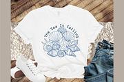 Summer Beach Seashell Doodle PNG, an Illustration by Sublimation Artist (Thumbnail 8 of 9)