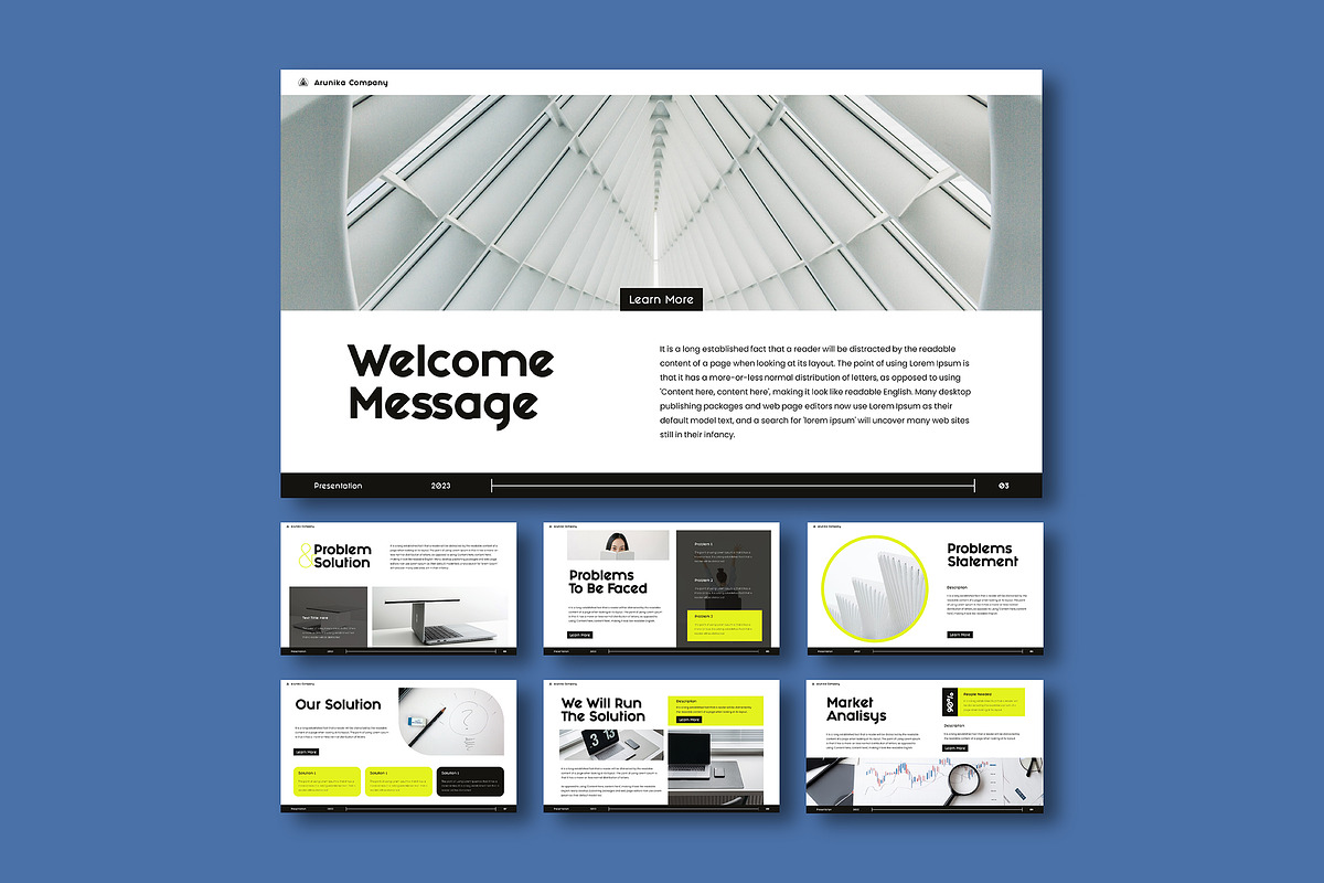 Arunika Google Slides Presentation, a Presentation Template by VanillineGraph (Photo 3 of 6)