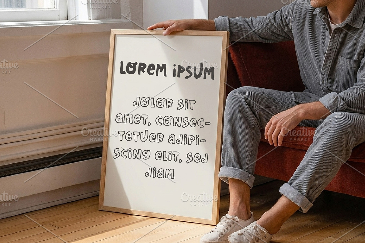 Roughline - Handwriting Display Font, a Handwritten Font by Rashdrawn (Photo 4 of 5)