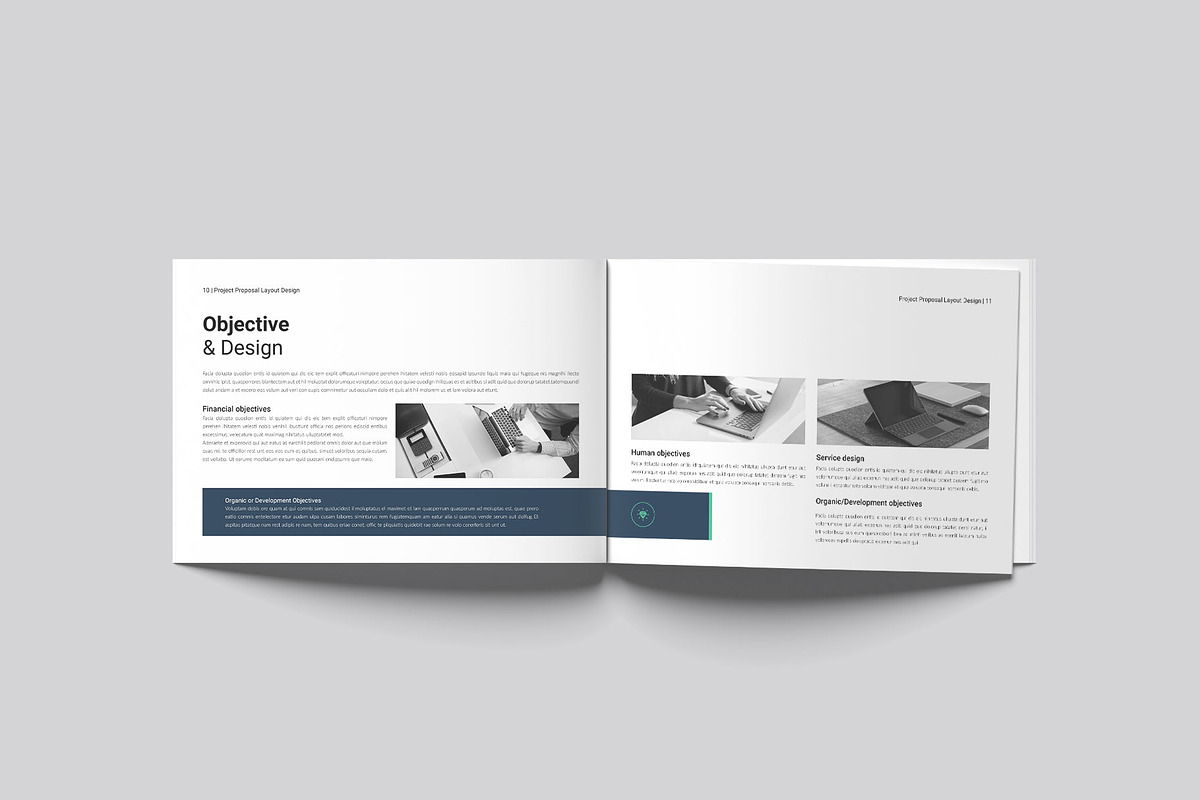 Project Proposal Template Landscape, a Brochure Template by DesignCrest (Photo 9 of 14)