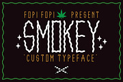 Sale ! 50% off SMOKEY (Plus Bonus), a Font by fopifopi (Thumbnail 1 of 5)