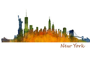 20x Files Pack New York NYC Skylines, an Illustration by HQPhoto Store (Thumbnail 6 of 11)