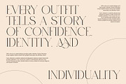 Dasier Elegant Fashion Serif Font, a Serif Font by Graphicxell (Thumbnail 5 of 8)