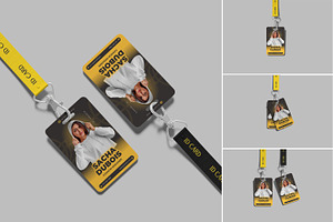 ID CARD MOCKUP, an Advertising Mockup by Bangdastudio