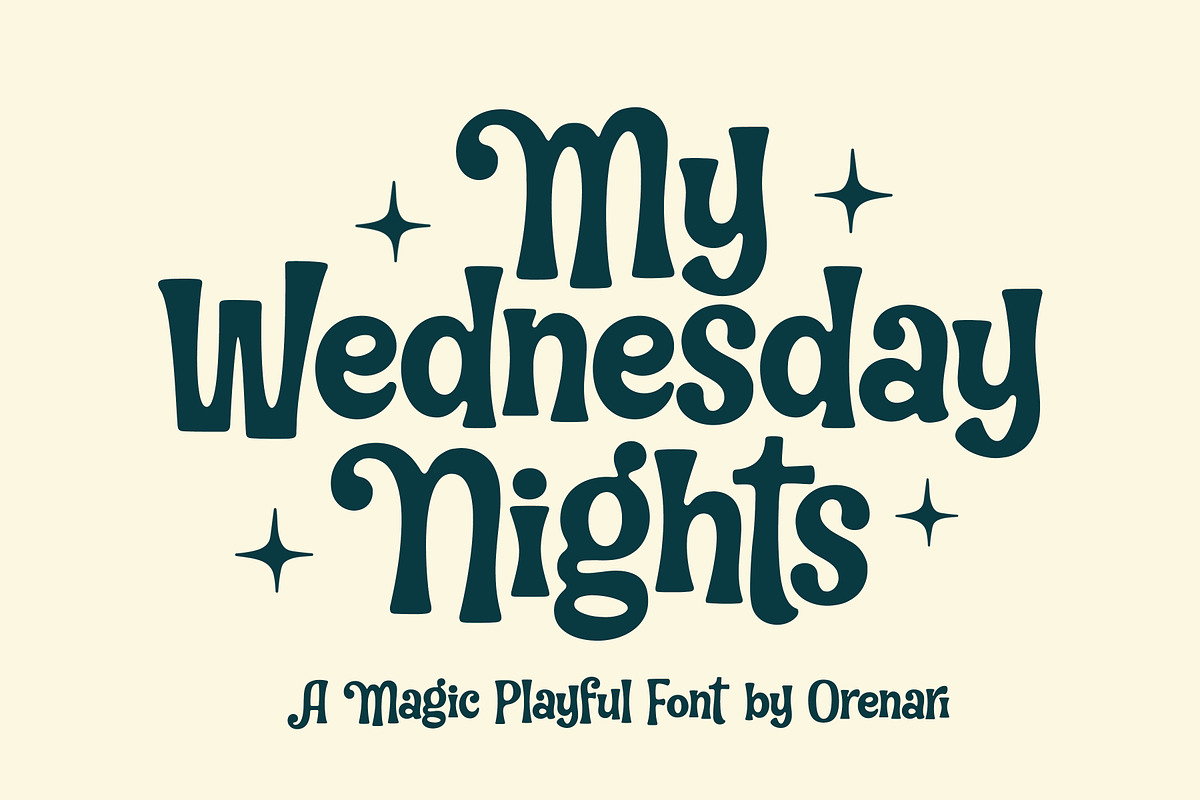 My Wednesday Night, a Handwritten Font by Orenari (Photo 1 of 10)