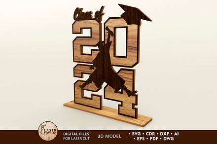 Graduation 2024 Decorative Cut File