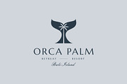 Whale Tail with Palm Tree Logo, a Branding & Logo Template by Buqancreative (Thumbnail 2 of 4)