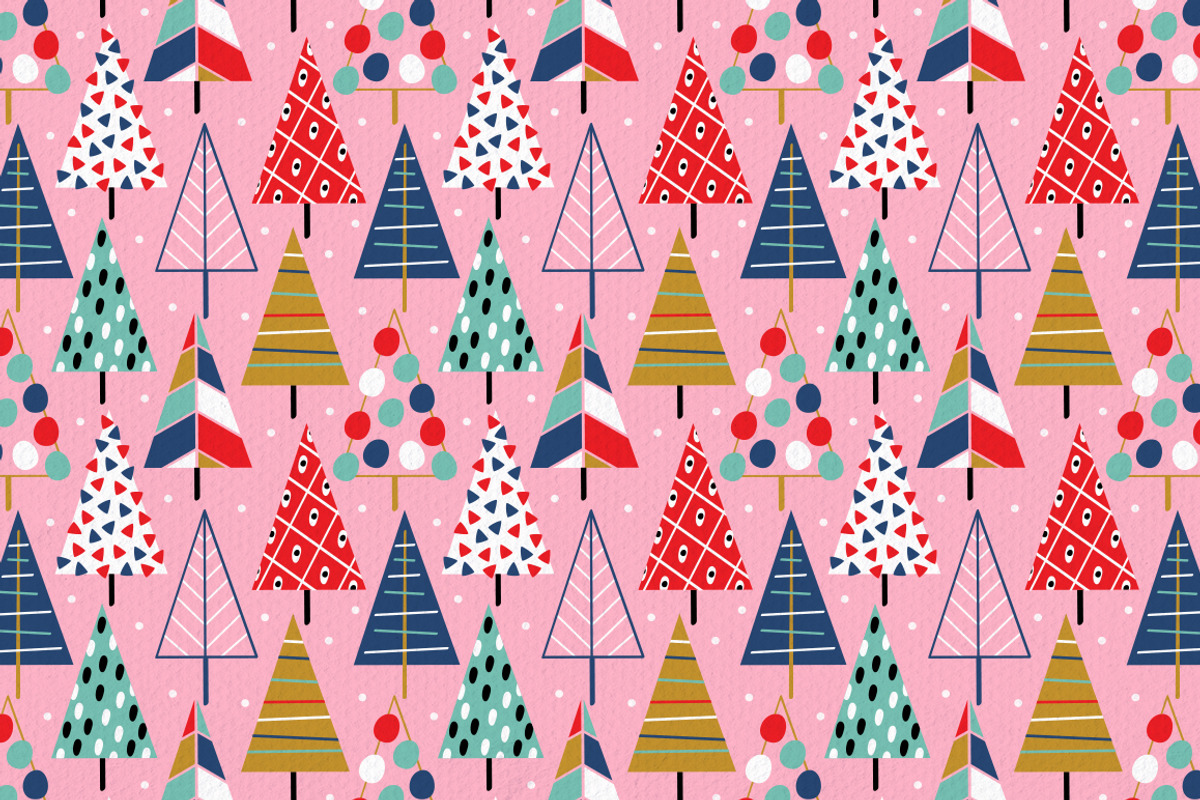 Christmas decorations pattern set, a Pattern Graphic by NataKa (Photo 8 of 15)
