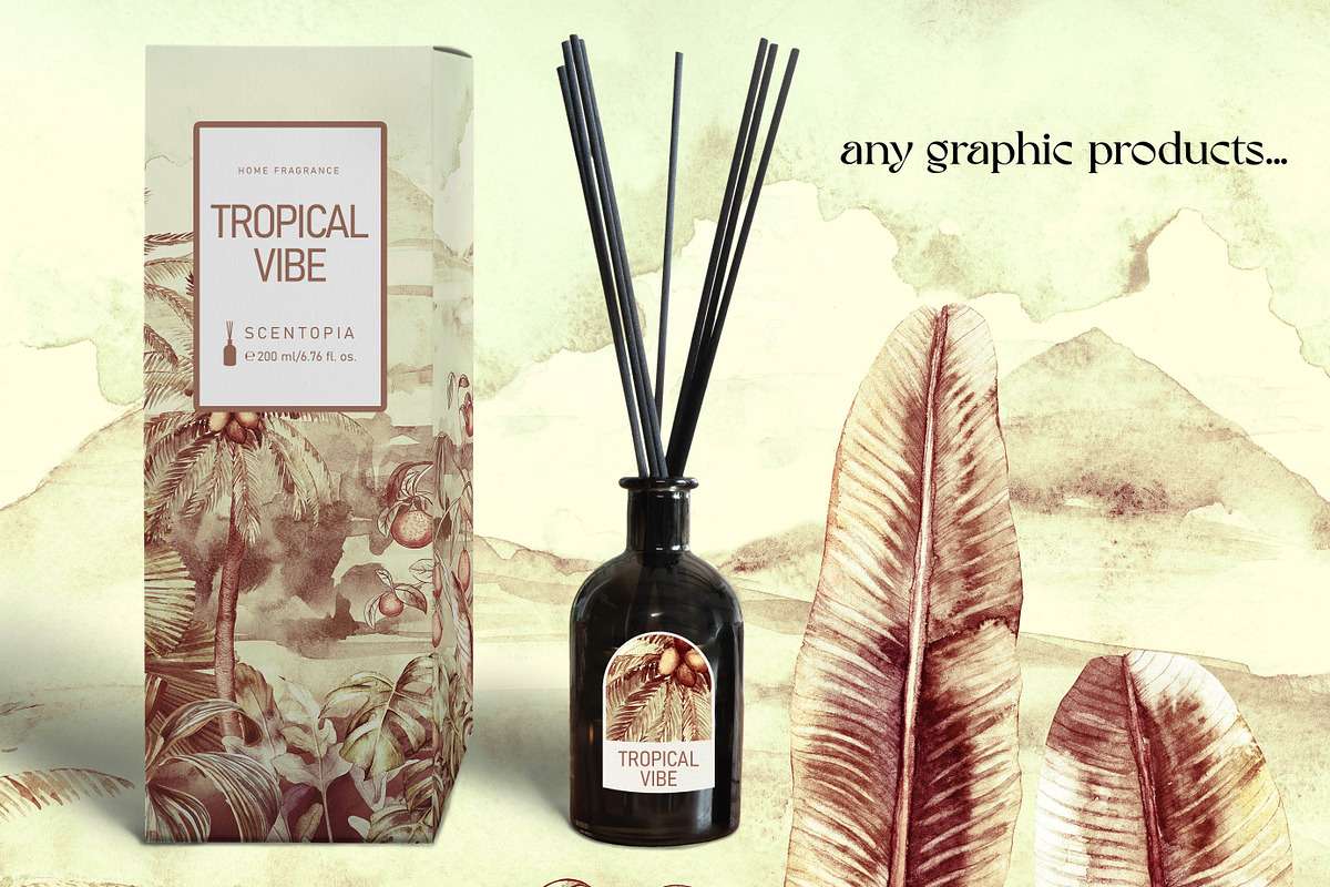 Equatorial. Tropical landscape, a Background Graphic by emeraldthue (Photo 5 of 17)