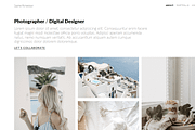 Sophie - Minimal Portfolio Theme, a HTML Template by AntonyChernianu (Thumbnail 1 of 4)