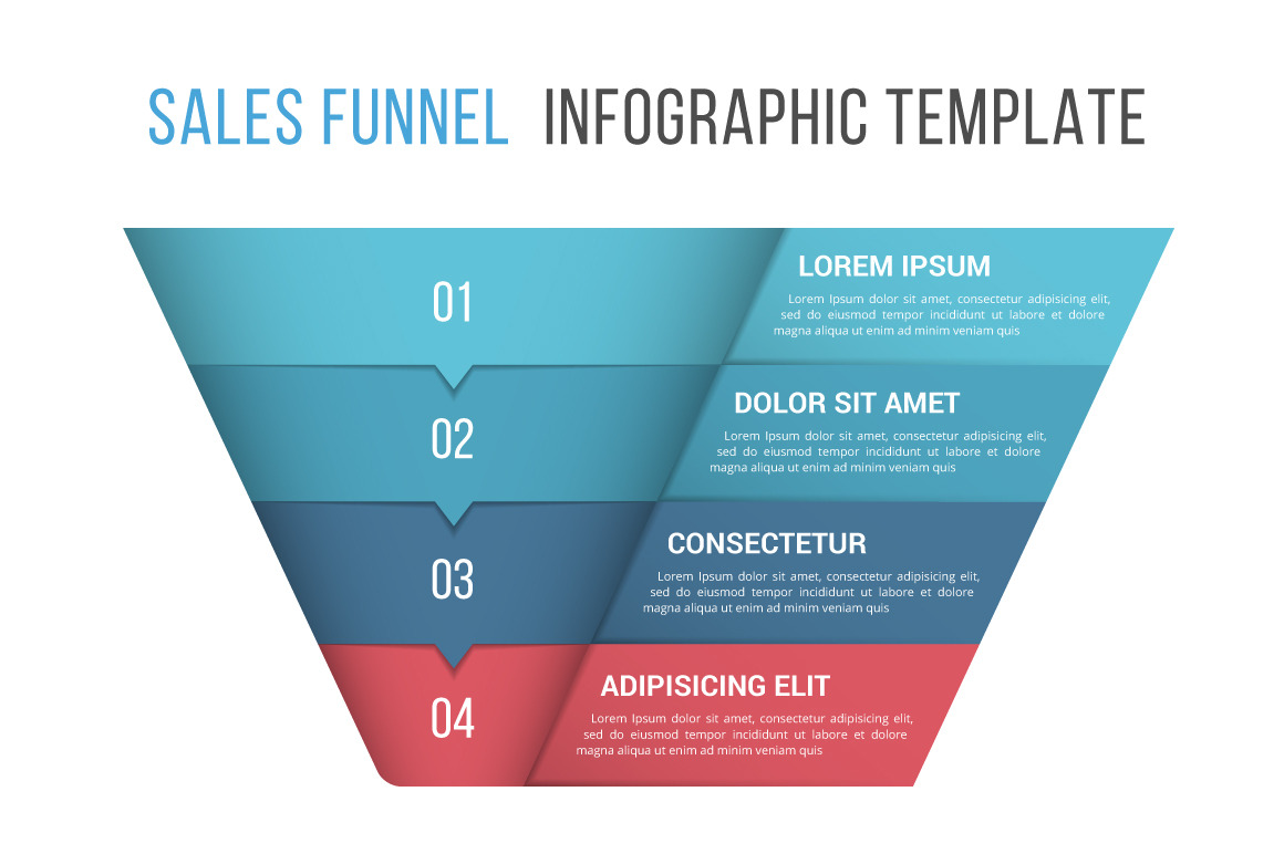Funnel Diagram Infographic Template | Graphics ~ Creative Market