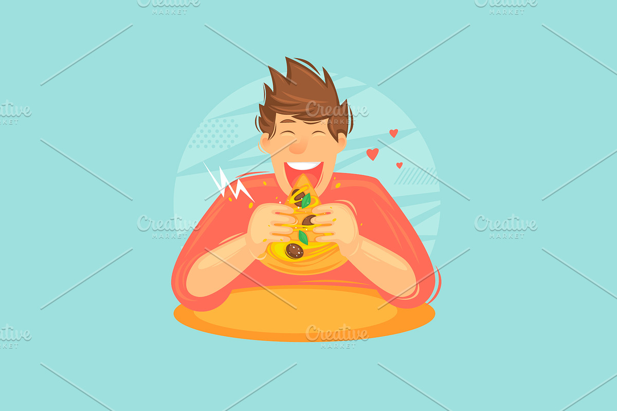People eat., a Food Illustration by Podis (Photo 2 of 9)