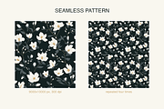 Moonstem — Seamless Floral Pattern, a Pattern Graphic by Mariia Kovalchuk (Thumbnail 3 of 10)