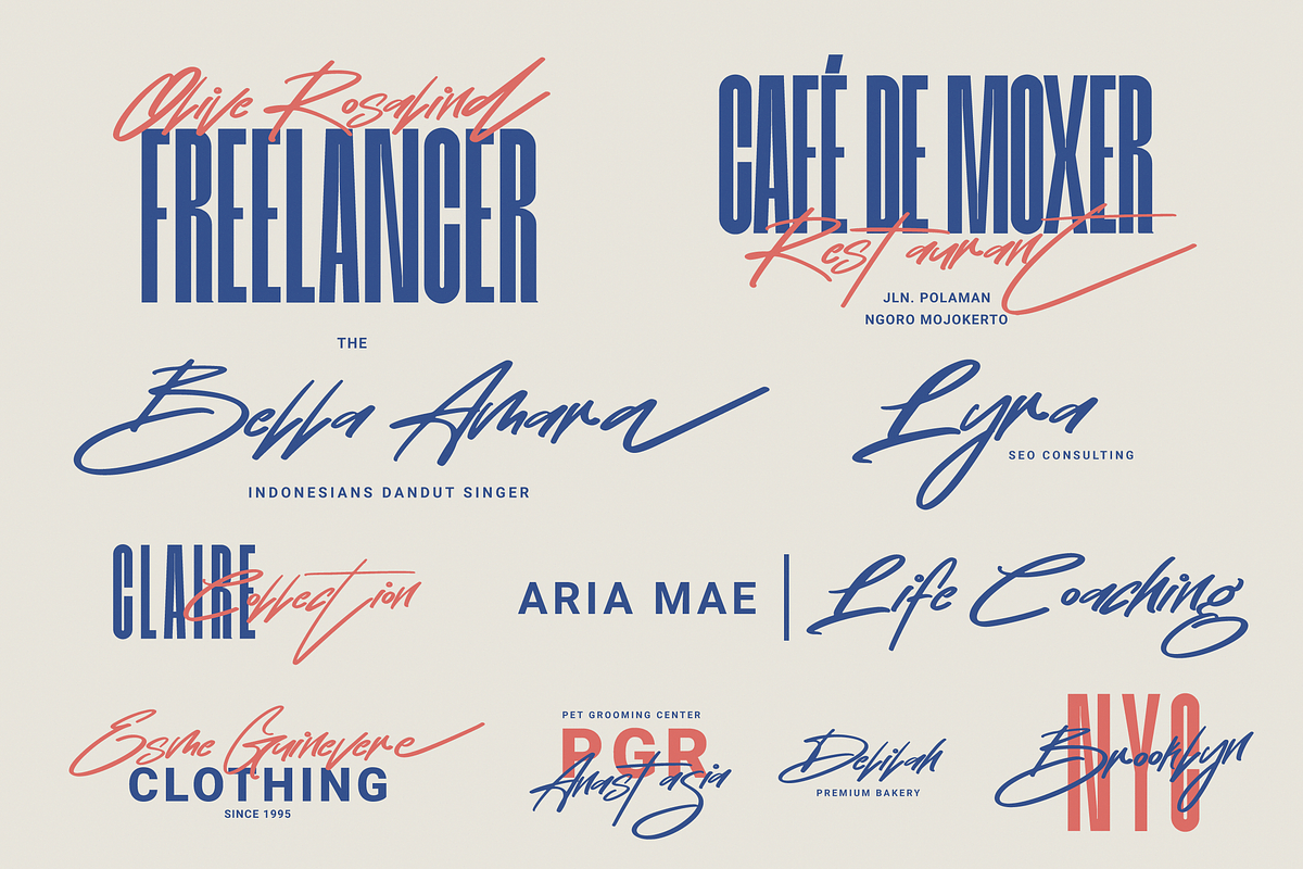 Lauragene | Freestyle Script Font, a Handwritten Font by Ardana Creative (Photo 5 of 12)