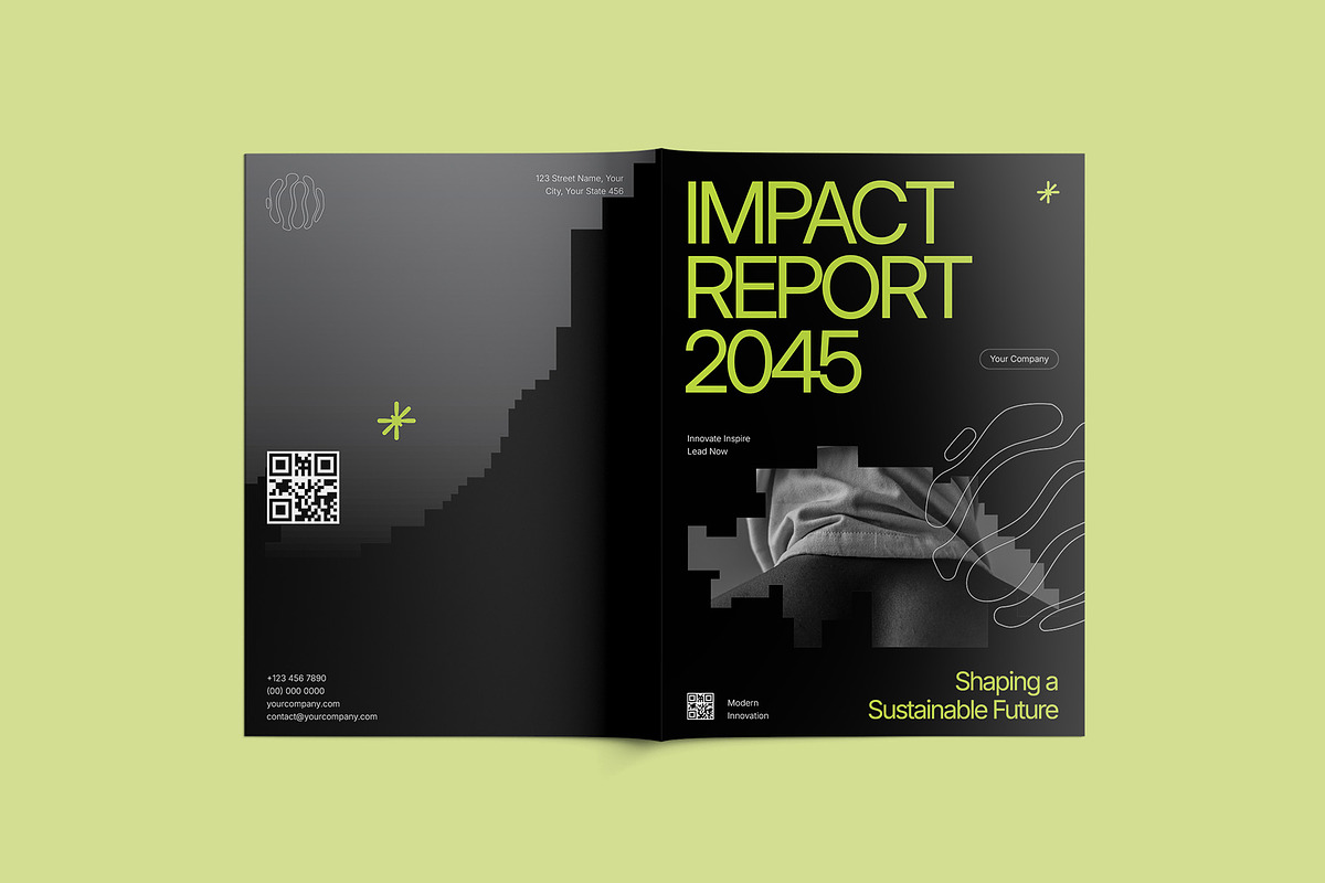 Minimalist Impact Report Template preview 2